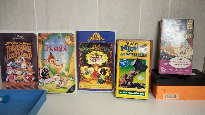 Assorted VHS Movies for the Kids