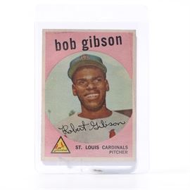 1959 Topps Bob Gibson Rookie Card
