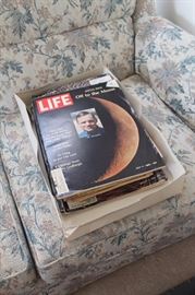 Moon landing life magazines