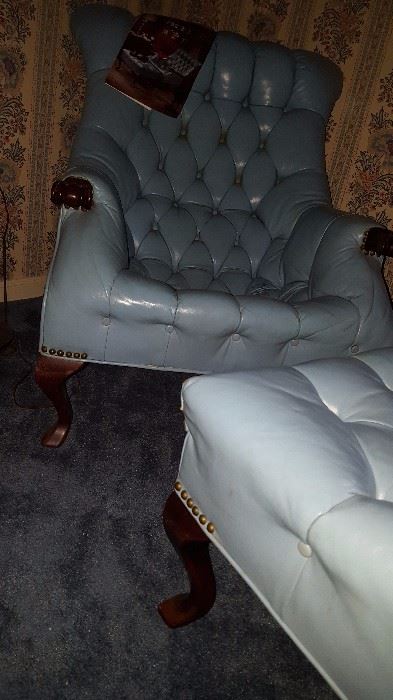 Forslund Sleepy Hollow chair & ottoman..great condition.