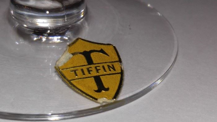 Vintage Tiffin Crystal Stemware 
