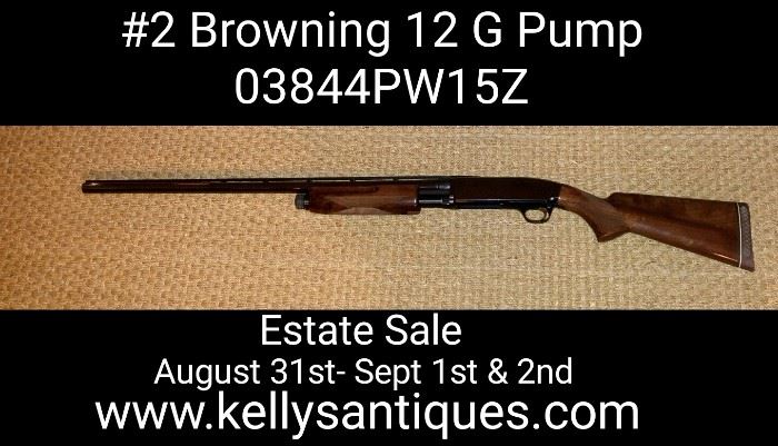 12 Gage Browning pump rifle