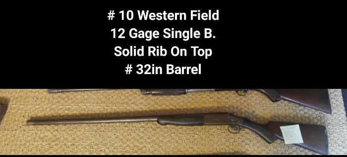 Western Field 12 gauge shot gun
