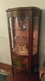 French Painted Curio