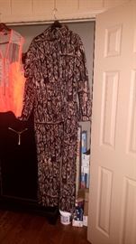 Camouflage hunting jumpsuit