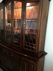 Also...A Matching Ethan Allen 2 Piece Lighted China Cabinet!...
