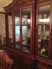 This china cabinet can be used a million ways - get your thinking cap on....or let's mind meld...