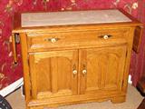 Oak Server with Marble Top