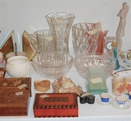 BOXES, GLASSWARE,  GREAT SMALLS