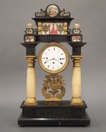 Austrian Portico clock