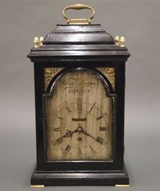 English 8-day single fusee bracket clock by William Mountain, London