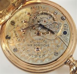 14k Gold Seth Thomas 25 j Maiden Lane pocket watch