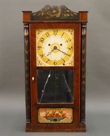 Silas Hoadley, Franklin Clocks, wooden works