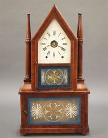 Birge & Fuller wagon spring shelf clock