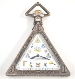 Jaeger Le Coultre Masonic pocket watch