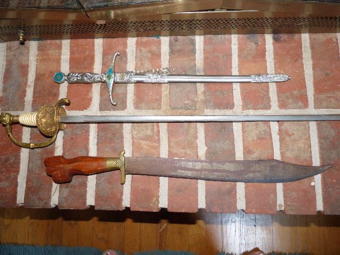 Swords & knife