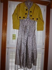 "New" vintage dress with bolero jacket with original tags by Daryl
