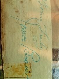 signed james brown record album