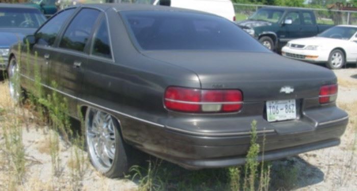 Rear View Of 1991 Chevrolet Caprice Car