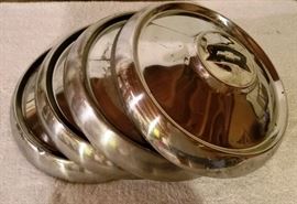 Set of Four (4) Matching Chevrolet Hub Caps