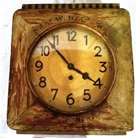 Antique Wooden Clock / As Is