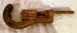 Antique 1880's Barnes Pipe Cutter