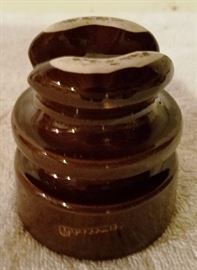 Brown Ceramic Insulator