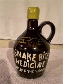 Snake Bite Porcelain Medicine Jug / Japan