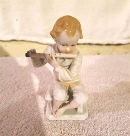 Porcelain Man Figure / Japan