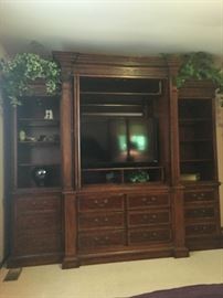 UNIVERSAL FURNITURE CABINET AND 2 BOOKCASES