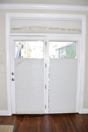 Porch Doors with Blinds