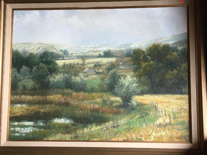 Oil by Richard Murray, Utah artist.