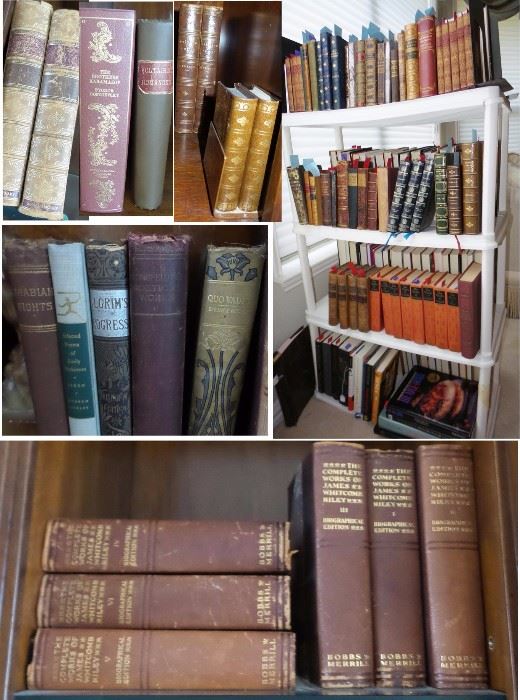 Antiquarian and vintage books.  From 1800s forward