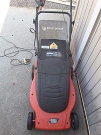 Another view of Black and Decker Lawn Mower.