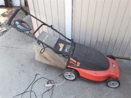 Black and Decker lawn mower.