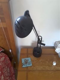 Small reading standing lamp.