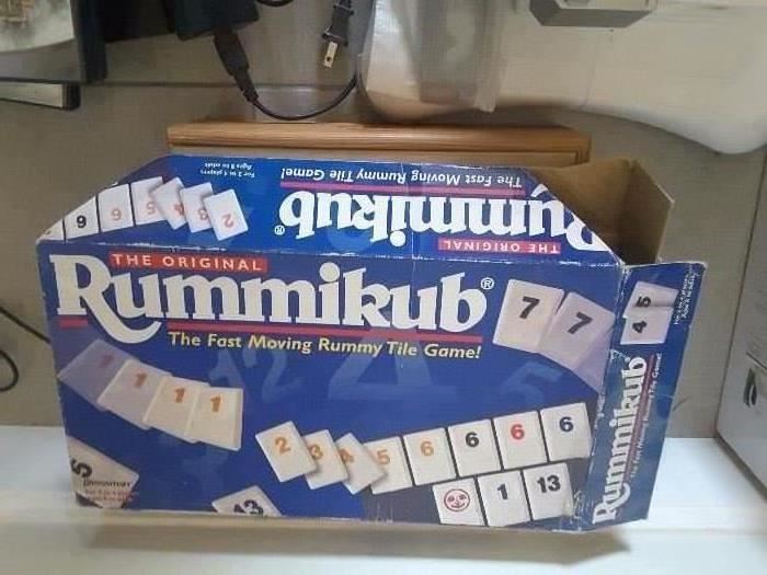 Rummikub Game. Original Rummy Tile Game.