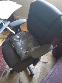 Office Chair with cushions.