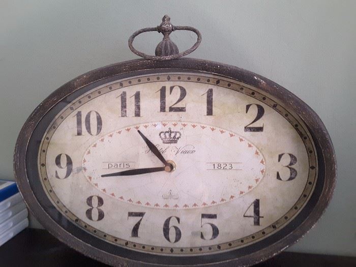 Paris 1823 Wall Clock, tested and works.
