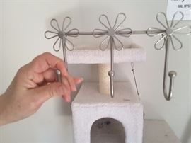 3 Pronged Clothing Hanger, Metal. - the cat tower is SOLD.