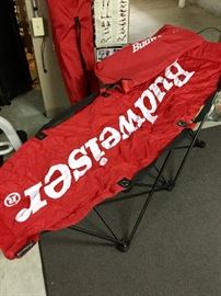 Limited Edition Budweiser Folding Lounger. There are TWO! 