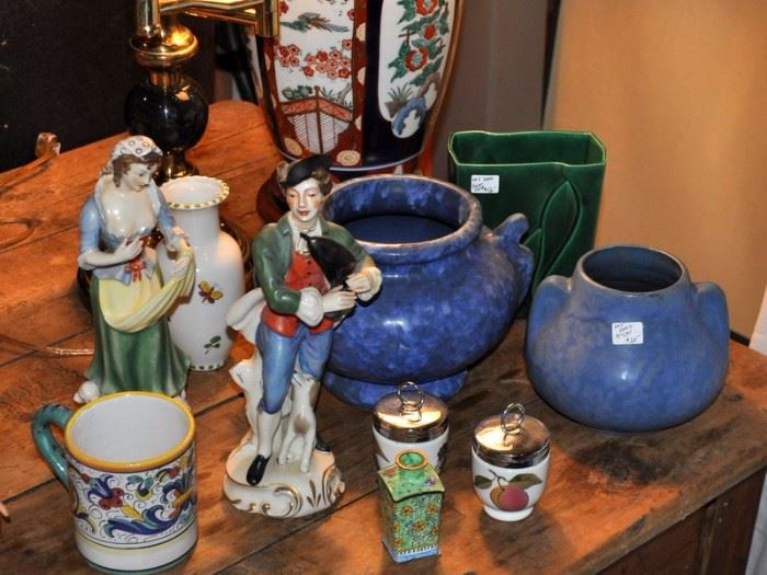 Pottery and porcelain ware.