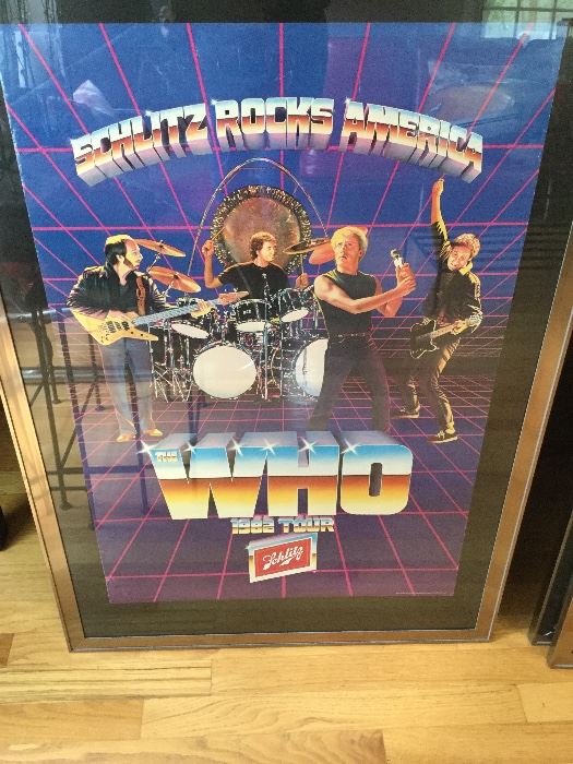 The WHO vintage 1982 tour poster 