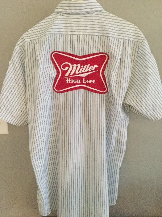 Miller High Life bowling Shirts. There are TWO of these! 