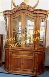 Large 2 piece china cabinet