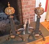Antique French Andirons