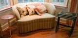 Kidney Loveseat & 2 side tables