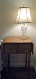 Side Table & Lamp