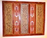 Asian Wood Panel