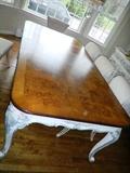 Custom Hand Painted Dining Room Table